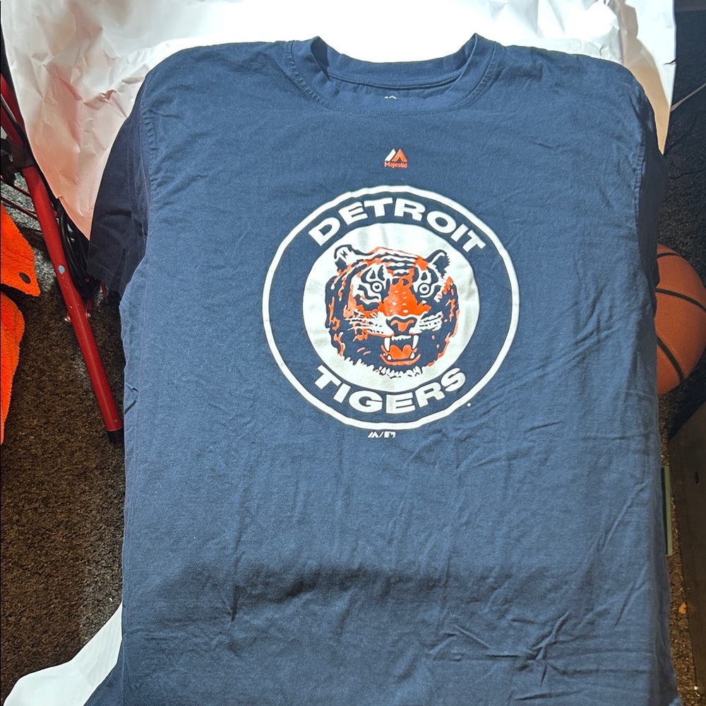 Majestic Detroit Tigers Navy Tee